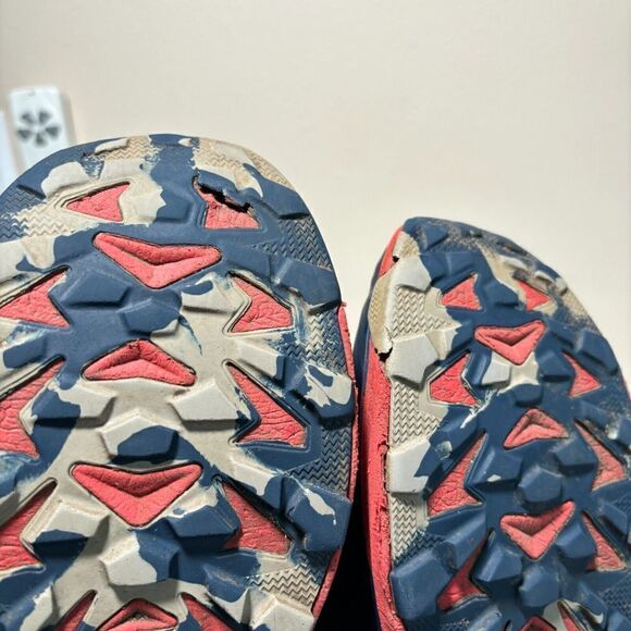 Hoka One One Torrent 2 Mens 10.5 Trail Running Shoes Moonlit Ocean Risk Red - Picture 8 of 12